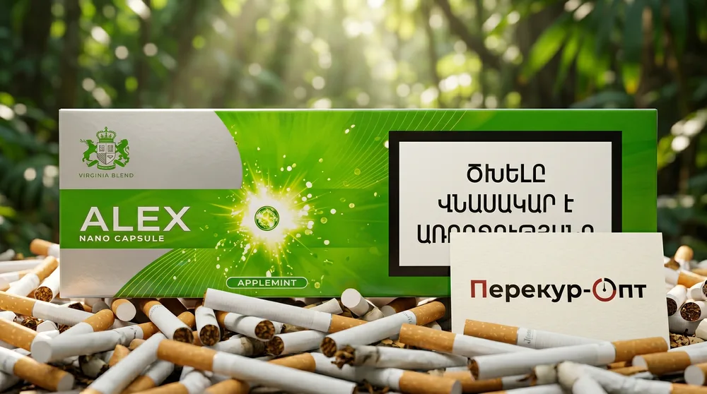 Alex Nano Capsule Applemint (Алекс Нано Яблоко Мята Кнопка)
