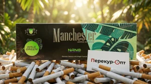 Manchester Nano Wild Green (Манчестер Нано Вайлд Грин, кнопка ментол)