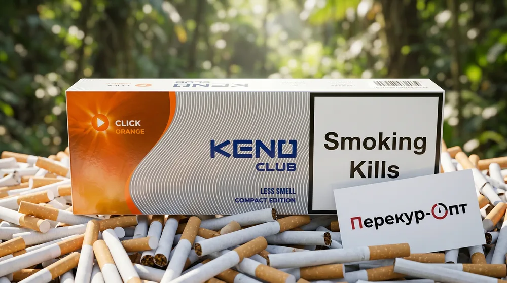 Сигареты Keno Club Compact Click Orange (Кено Клаб Компакт Кнопка Апельсин)