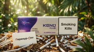 Keno Club Blueberry Mint Click (Кено Клаб Черника Мята, кнопка)