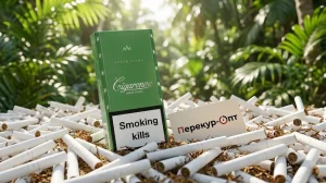 Cigaronne Super Slims Menthol · СИГАРОН СУПЕР СЛИМС МЕНТОЛ — оптом в Москве