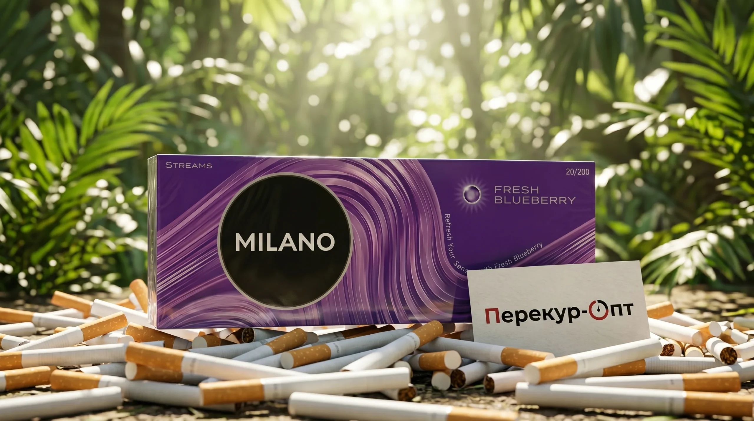Milano Streams Fresh Blueberry · МИЛАНО СТРИМС ЧЕРНИКА — оптом в Москве