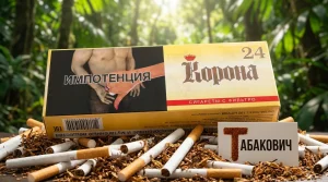 Корона 24 Желтая блок из 8-ми пачек — оптом в Москве