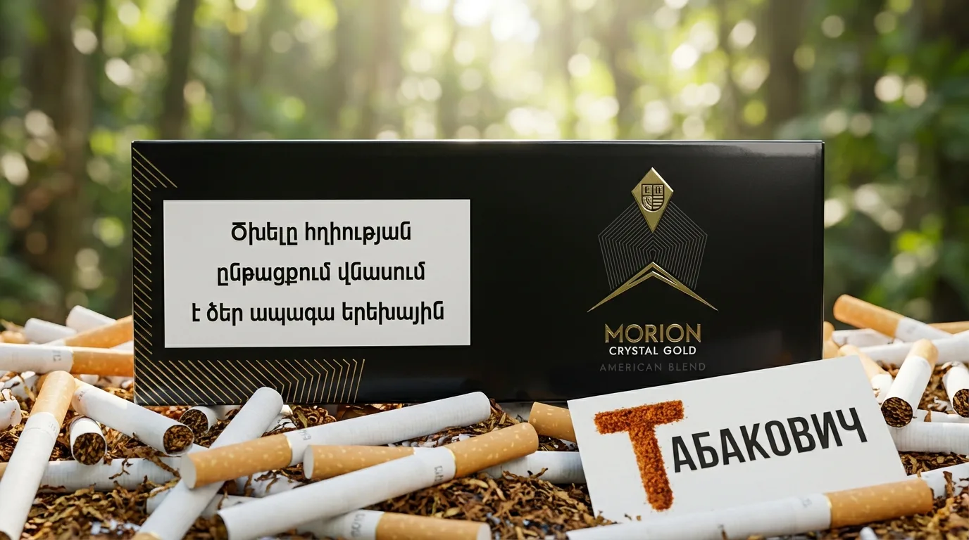 MORION CRYSTAL GOLD AMERICAN BLEND King SIze · морион кристал голд американ бренд кинг сайз — оптом в Москве